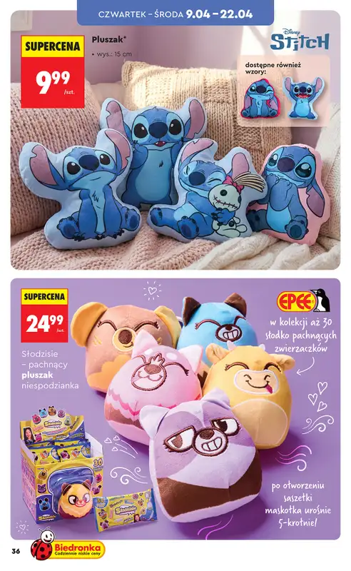 Biedronka - gazetka promocyjna Hity i inspiracje, od 07.04 od wtorku 07.04 do środy 22.04 - strona 36