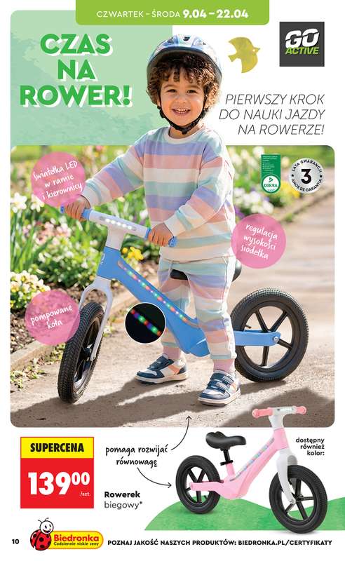 Biedronka - gazetka promocyjna Hity i inspiracje, od 07.04 od wtorku 07.04 do środy 22.04 - strona 10