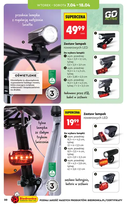 Biedronka - gazetka promocyjna Hity i inspiracje, od 07.04 od wtorku 07.04 do środy 22.04 - strona 20