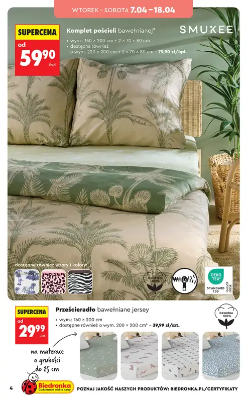 Biedronka - gazetka promocyjna Hity i inspiracje, od 07.04 od wtorku 07.04 do środy 22.04 - strona 4