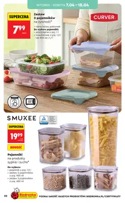 Biedronka - gazetka promocyjna Hity i inspiracje, od 07.04 od wtorku 07.04 do środy 22.04 - strona 22