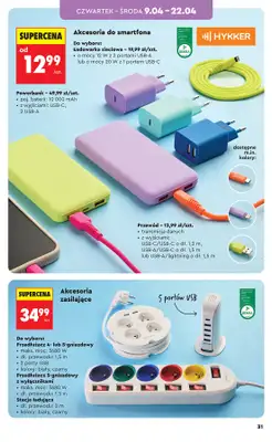 Biedronka - gazetka promocyjna Hity i inspiracje, od 07.04 od wtorku 07.04 do środy 22.04 - strona 31