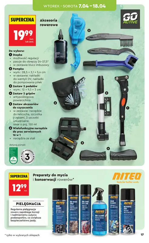 Biedronka - gazetka promocyjna Hity i inspiracje, od 07.04 od wtorku 07.04 do środy 22.04 - strona 17