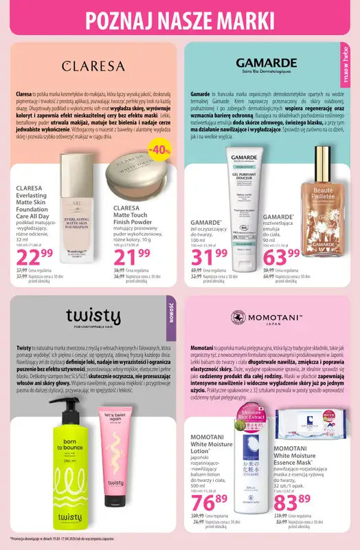 Hebe - gazetka promocyjna Gazetka od piątku 03.04 do piątku 17.04 - strona 10