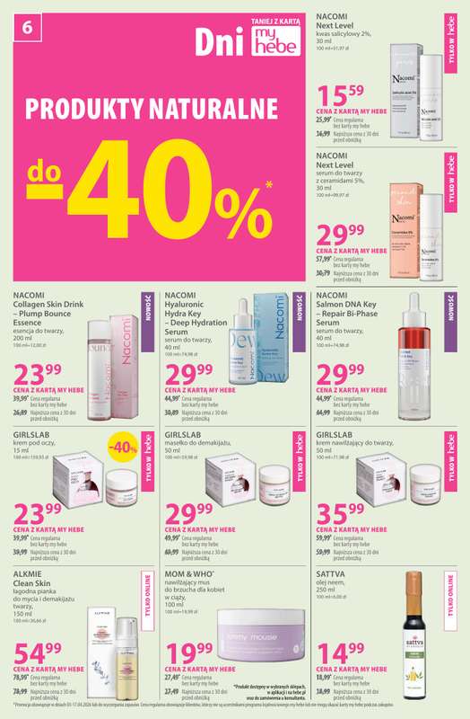 Hebe - gazetka promocyjna Gazetka od piątku 03.04 do piątku 17.04 - strona 6