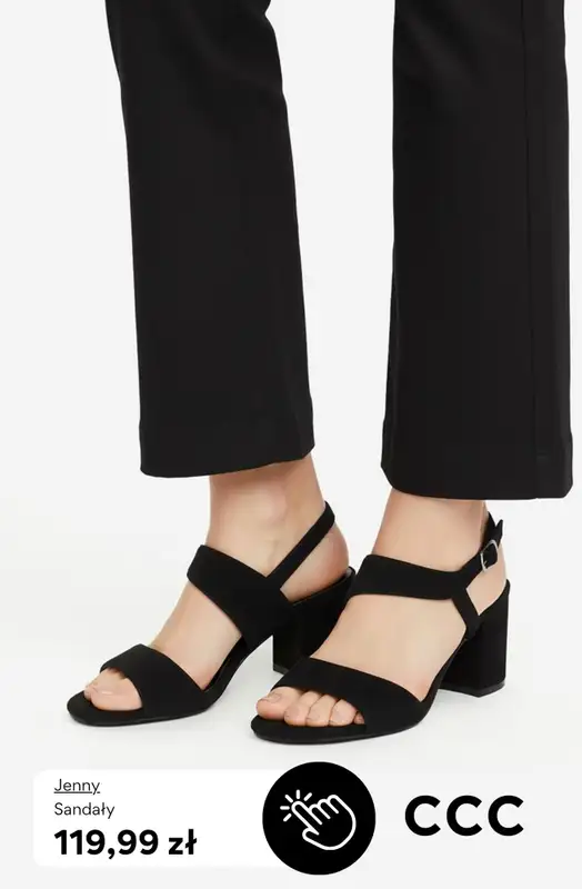 CCC - gazetka promocyjna Damskie SANDAŁY na obcasie od 99,99 zł od piątku 03.04  - strona 9