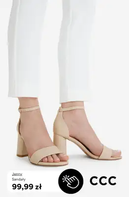 CCC - gazetka promocyjna Damskie SANDAŁY na obcasie od 99,99 zł od piątku 03.04  - strona 3