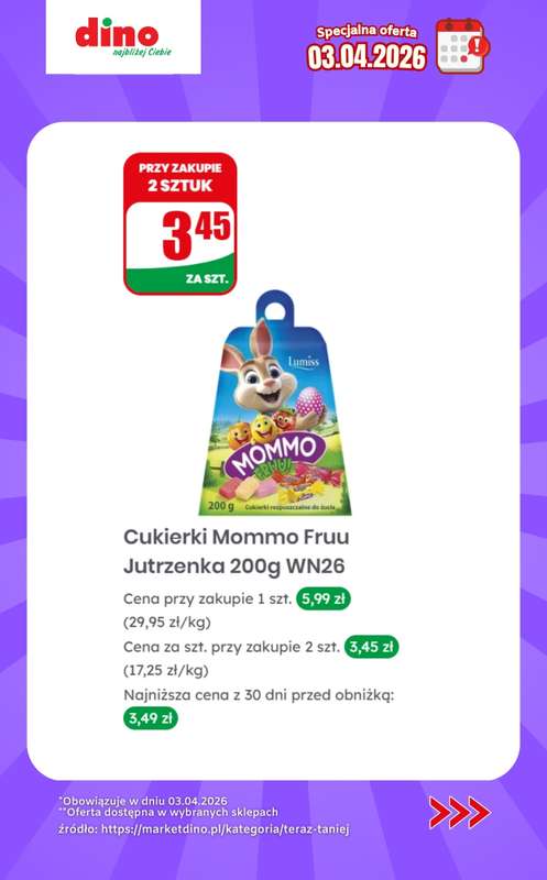 Dino - gazetka promocyjna Specjalna oferta na 03.04.2026 - promocje spoza gazetki od piątku 03.04 do piątku 03.04 - strona 11