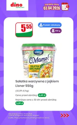 Dino - gazetka promocyjna Specjalna oferta na 03.04.2026 - promocje spoza gazetki od piątku 03.04 do piątku 03.04 - strona 4