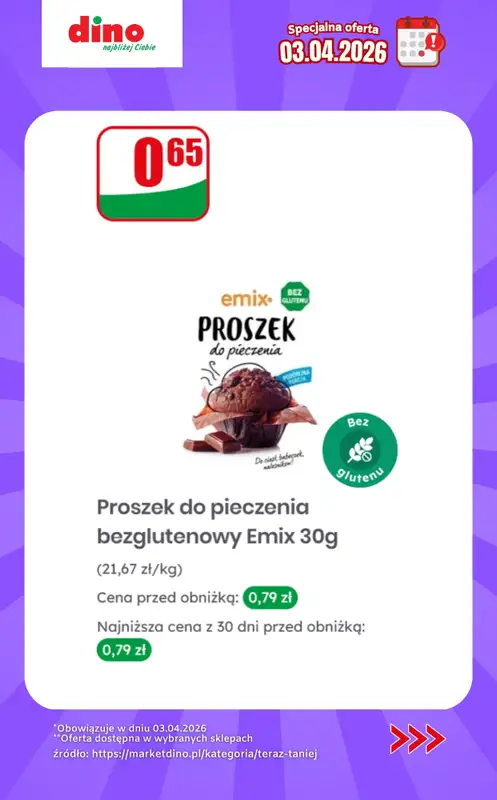 Dino - gazetka promocyjna Specjalna oferta na 03.04.2026 - promocje spoza gazetki od piątku 03.04 do piątku 03.04 - strona 10