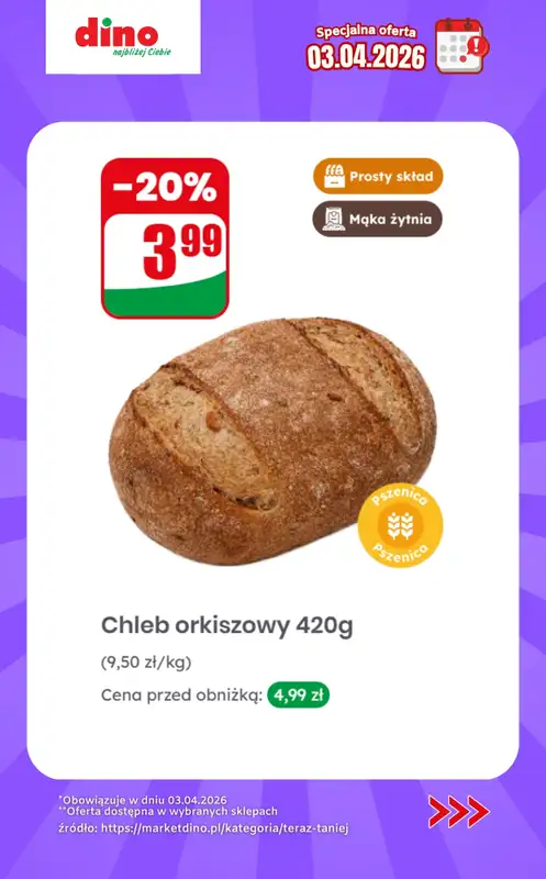 Dino - gazetka promocyjna Specjalna oferta na 03.04.2026 - promocje spoza gazetki   - strona 2