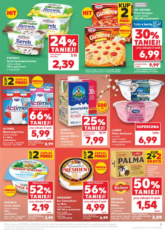 Kaufland - gazetka promocyjna Gazetka Tygodnia od środy 01.04 do środy 08.04 - strona 5