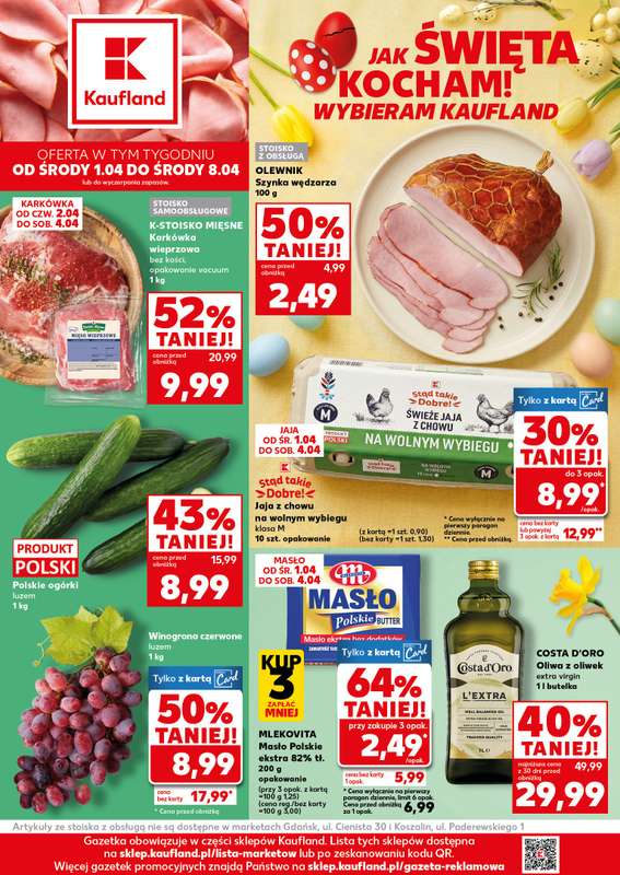 Kaufland - gazetka promocyjna Gazetka Tygodnia od środy 01.04 do środy 08.04