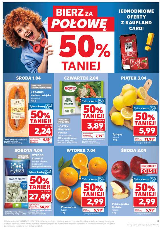 Kaufland - gazetka promocyjna Gazetka Tygodnia od środy 01.04 do środy 08.04 - strona 9