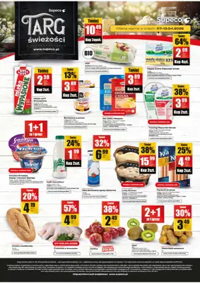 Supeco - gazetka promocyjna Targ Świeżości od wtorku 07.04 do poniedziałku 13.04