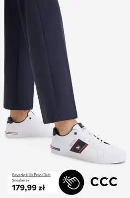 CCC - gazetka promocyjna Męskie białe SNEAKERSY od soboty 04.04  - strona 6