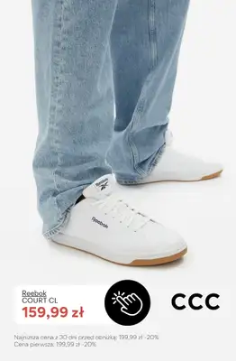 CCC - gazetka promocyjna Męskie białe SNEAKERSY od soboty 04.04  - strona 4