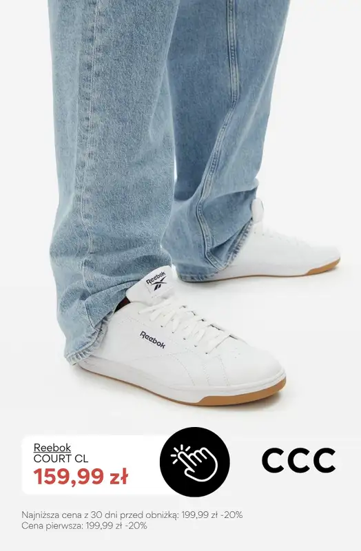 CCC - gazetka promocyjna Męskie białe SNEAKERSY od soboty 04.04  - strona 4