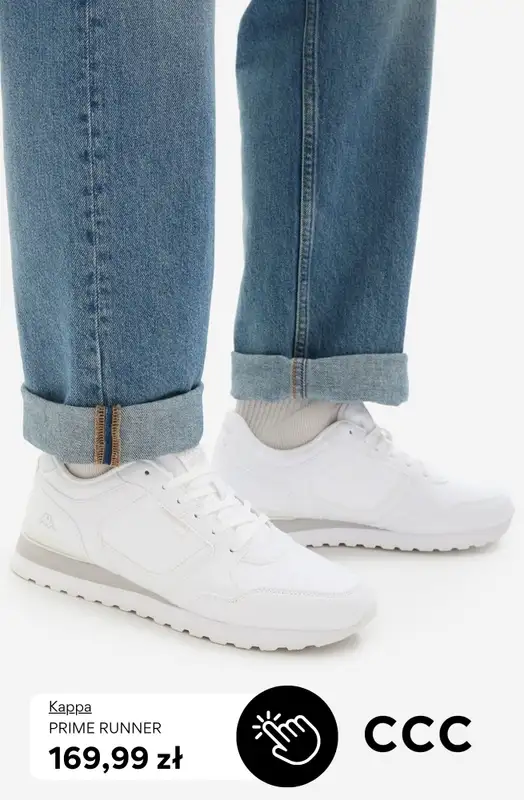 CCC - gazetka promocyjna Męskie białe SNEAKERSY od soboty 04.04  - strona 5