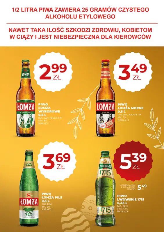 Duży Ben - gazetka promocyjna Gazetka piwna od piątku 03.04 do środy 15.04 - strona 3
