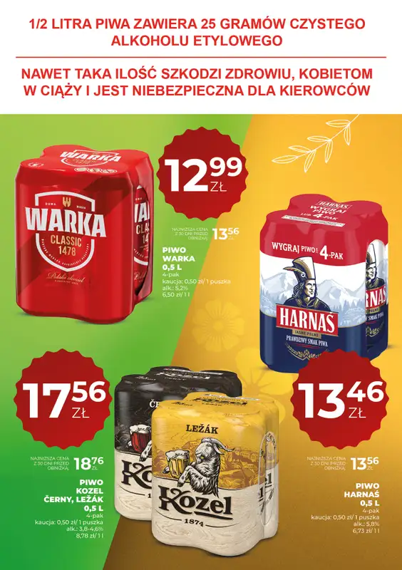 Duży Ben - gazetka promocyjna Gazetka piwna od piątku 03.04 do środy 15.04 - strona 8