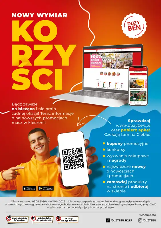 Duży Ben - gazetka promocyjna Gazetka piwna od piątku 03.04 do środy 15.04 - strona 20