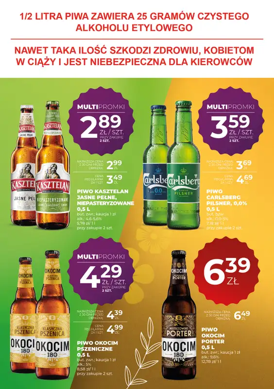 Duży Ben - gazetka promocyjna Gazetka piwna od piątku 03.04 do środy 15.04 - strona 4