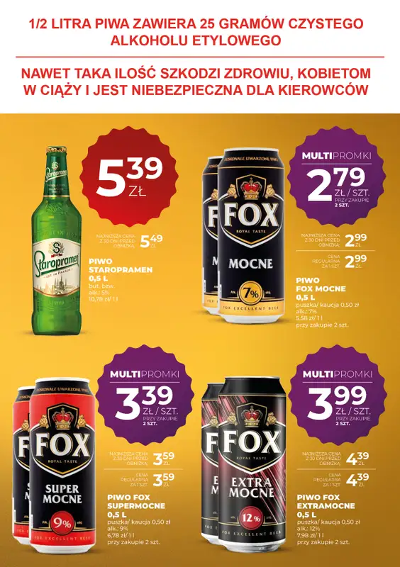 Duży Ben - gazetka promocyjna Gazetka piwna od piątku 03.04 do środy 15.04 - strona 7