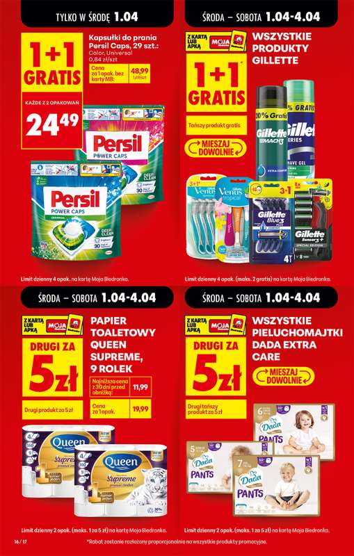 Biedronka - gazetka promocyjna Od środy od środy 01.04 do wtorku 07.04 - strona 24