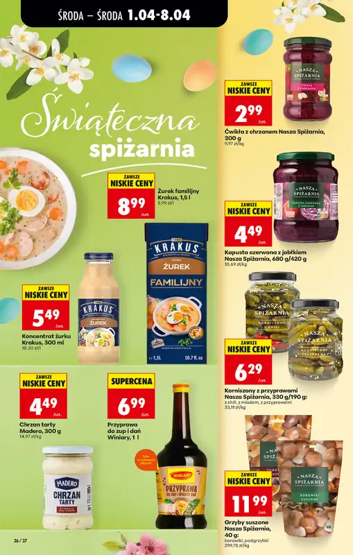 Biedronka - gazetka promocyjna Od środy, Z ladą tradycyjną od środy 01.04 do wtorku 07.04 - strona 50