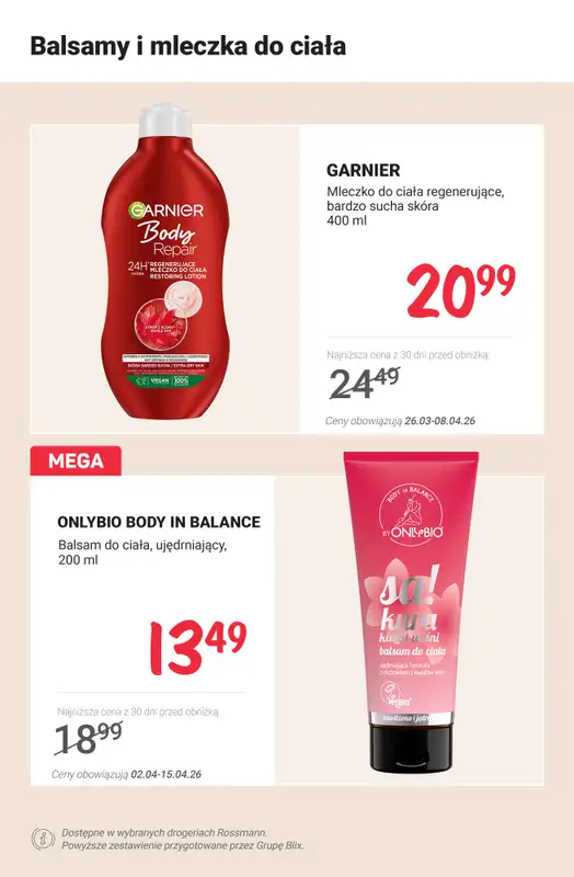 Rossmann - gazetka promocyjna Wiosenny niezbędnik pielęgnacyjny - SPRAWDŹ PROMOCJE! od soboty 04.04 do środy 08.04 - strona 6