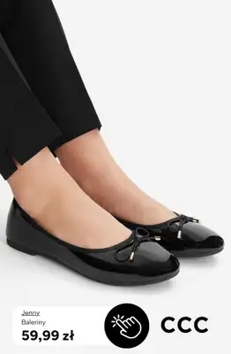 CCC - gazetka promocyjna Damskie baleriny za 59,99 zł od poniedziałku 06.04  - strona 6