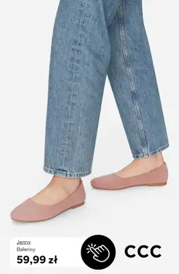 CCC - gazetka promocyjna Damskie baleriny za 59,99 zł od poniedziałku 06.04  - strona 10