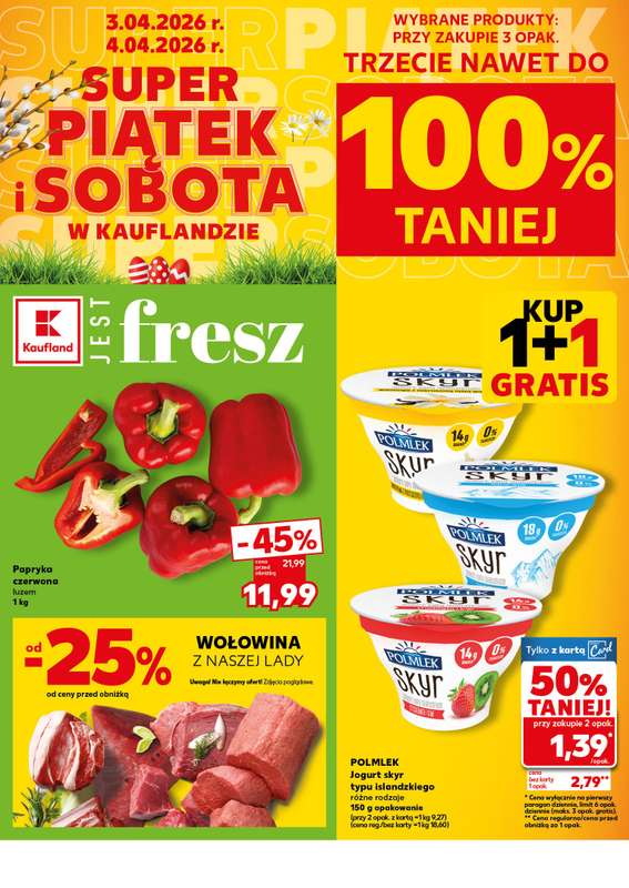Kaufland - gazetka promocyjna Oferta Kaufland - SUPER SOBOTA od piątku 03.04 do soboty 04.04 - strona 2