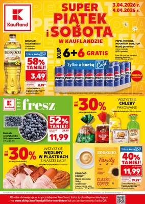 Kaufland - gazetka promocyjna Oferta Kaufland - SUPER SOBOTA od piątku 03.04 do soboty 04.04