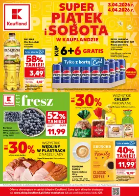 Kaufland - gazetka promocyjna Oferta Kaufland - SUPER SOBOTA od piątku 03.04 do soboty 04.04