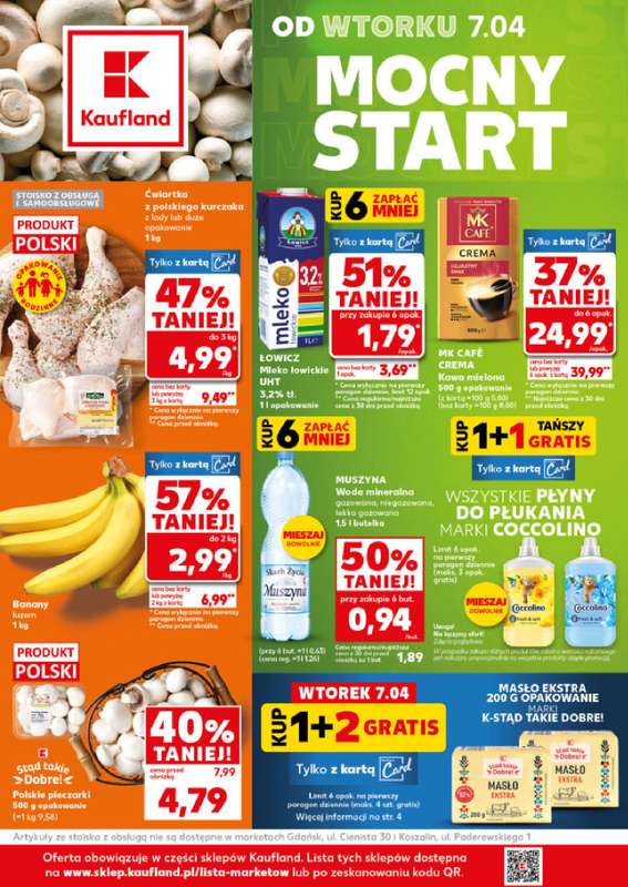 Kaufland - gazetka promocyjna Mocny Start od wtorku 07.04 do środy 08.04