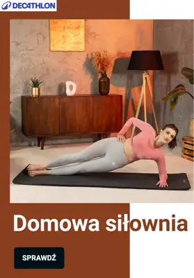 Decathlon - gazetka promocyjna Domowa siłownia! od piątku 03.04 