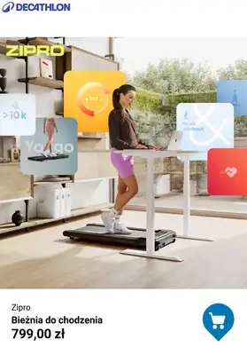 Decathlon - gazetka promocyjna Domowa siłownia! od piątku 03.04  - strona 9