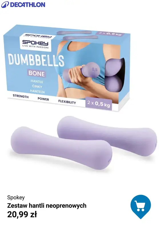 Decathlon - gazetka promocyjna Domowa siłownia! od piątku 03.04  - strona 2