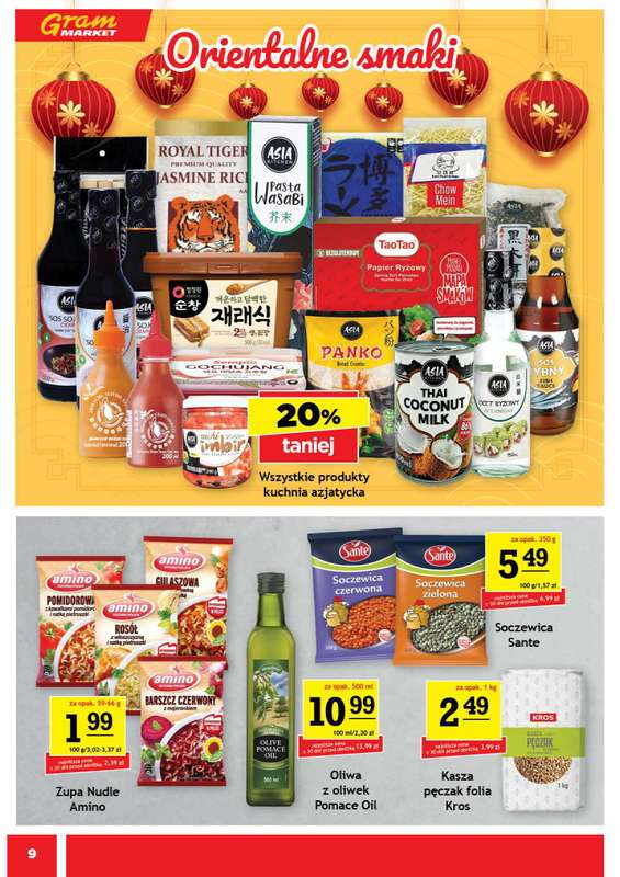 Gram Market - gazetka promocyjna Gazetka od środy 08.04 do wtorku 14.04 - strona 9