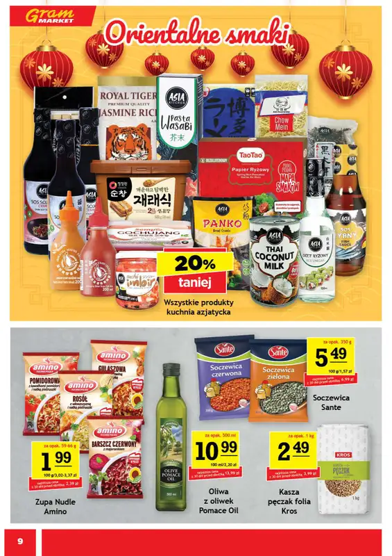 Gram Market - gazetka promocyjna Gazetka od środy 08.04 do wtorku 14.04 - strona 9