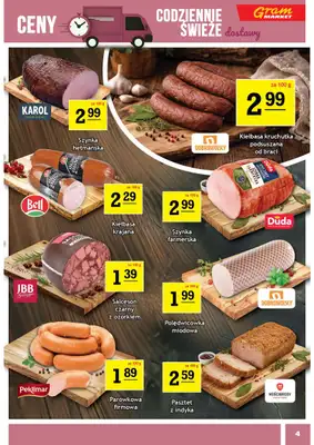 Gram Market - gazetka promocyjna Gazetka od środy 08.04 do wtorku 14.04 - strona 4