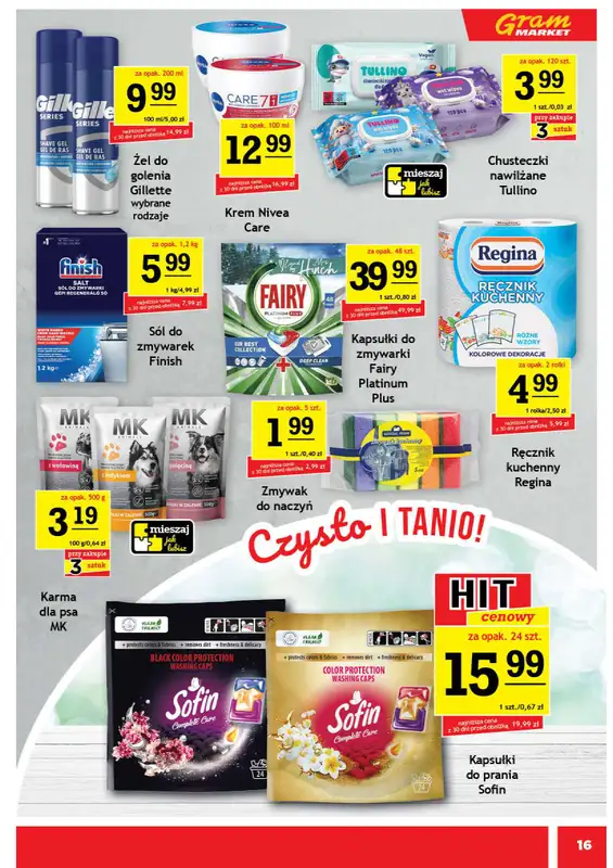 Gram Market - gazetka promocyjna Gazetka od środy 08.04 do wtorku 14.04 - strona 16