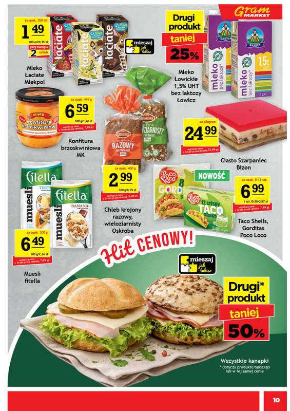 Gram Market - gazetka promocyjna Gazetka od środy 08.04 do wtorku 14.04 - strona 10