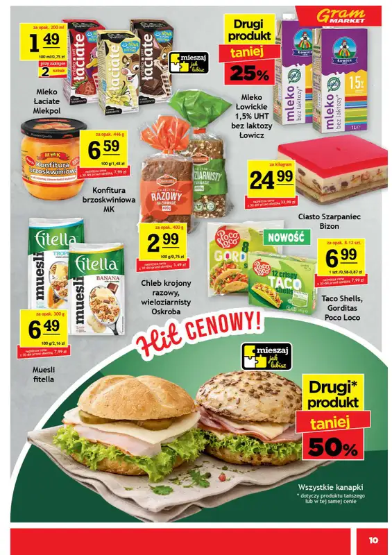 Gram Market - gazetka promocyjna Gazetka od środy 08.04 do wtorku 14.04 - strona 10