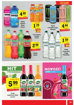 Gram Market - gazetka promocyjna Gazetka od środy 08.04 do wtorku 14.04 - strona 14
