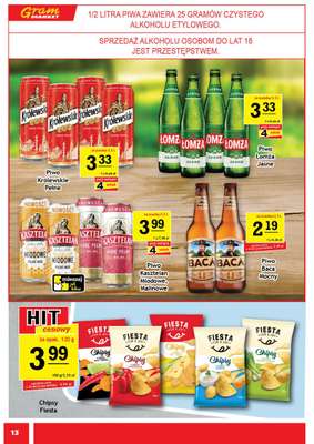 Gram Market - gazetka promocyjna Gazetka od środy 08.04 do wtorku 14.04 - strona 13