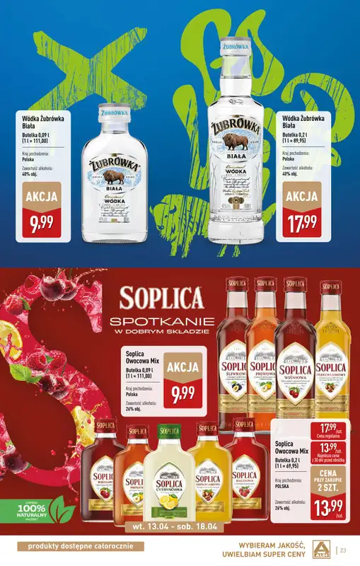 Aldi - gazetka promocyjna Świat alkoholi w Aldi od wtorku 07.04 do soboty 02.05 - strona 23