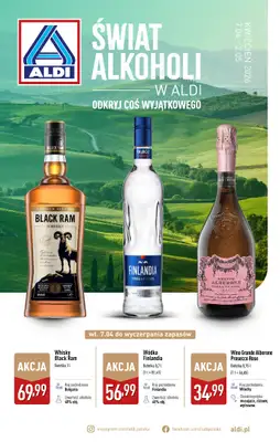 Aldi - gazetka promocyjna Świat alkoholi w Aldi od wtorku 07.04 do soboty 02.05